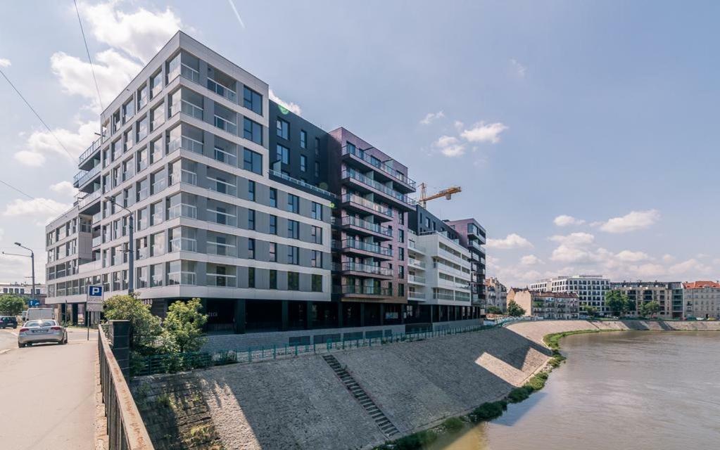 Apartament Studio Z Widokiem Na Odre Bulwary Ksiazece Wroclaw Dış mekan fotoğraf